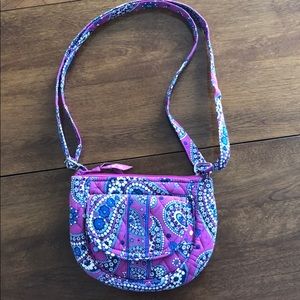 Vera Bradley crossbody bag in Purple Paisley